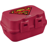 Hectarul - Cutie pentru sandwich , din plastic , 14 x 15 x 9.30 cm, Tuffex TP510/SUPERMAN